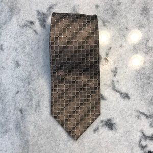 Alfani Brown Tone Patterned Neck tie